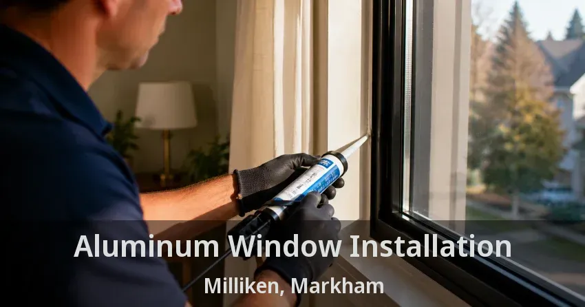 Aluminum Window Installation Milliken, Markham - ON