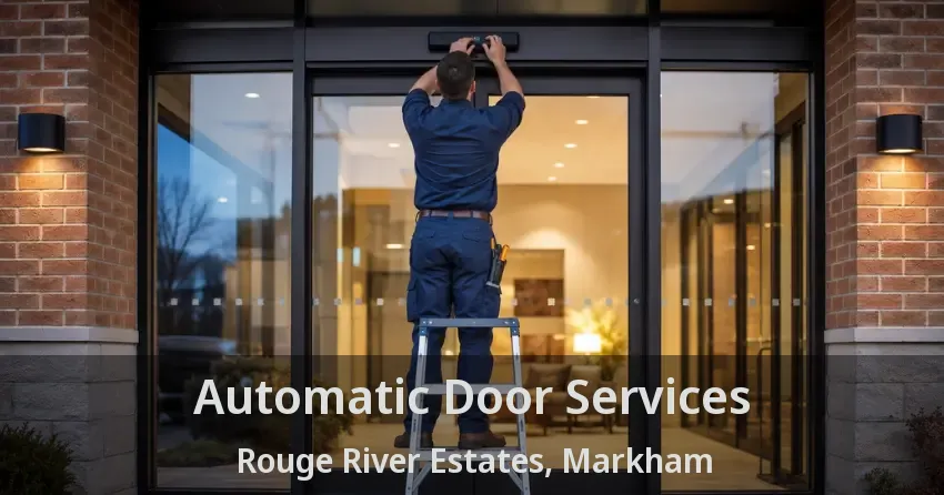 Automatic Door Services Rouge River Estates, Markham - ON
