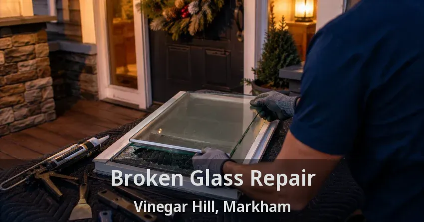 Broken Glass Repair Vinegar Hill, Markham - ON