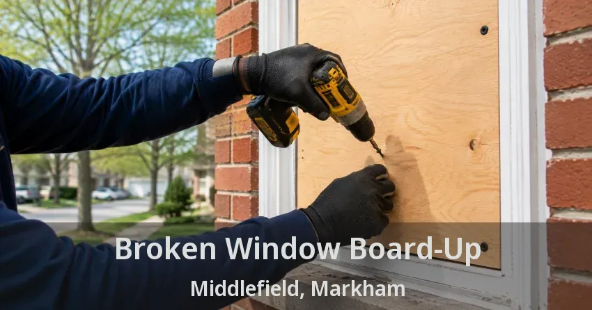 Broken Window Board-Up Middlefield, Markham - ON
