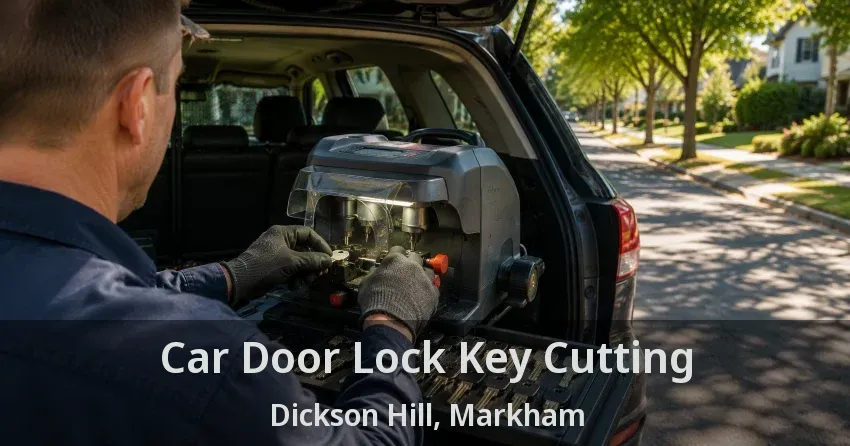 Car Door Lock Key Cutting Dickson Hill, Markham - ON