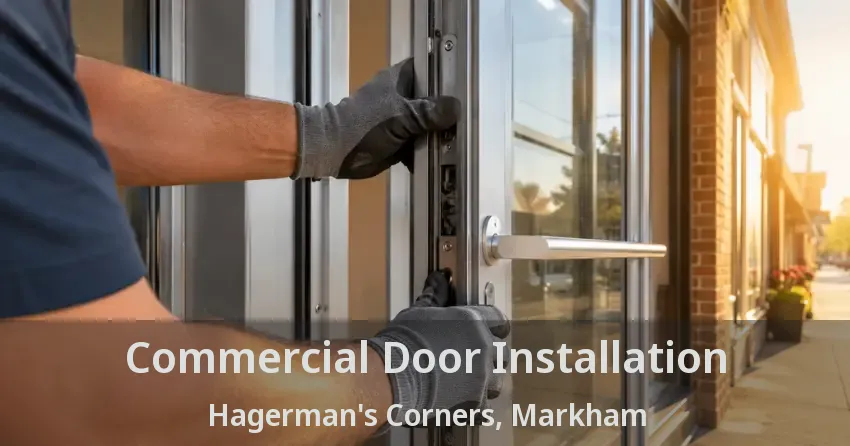 Commercial Door Installation Hagerman's Corners, Markham - ON