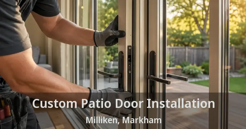 Custom Patio Door Installation Milliken, Markham - ON