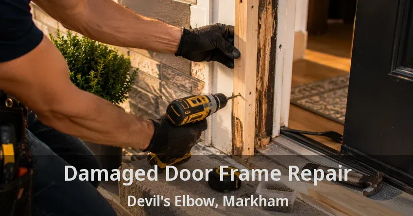 Damaged Door Frame Repair Devil's Elbow, Markham - ON