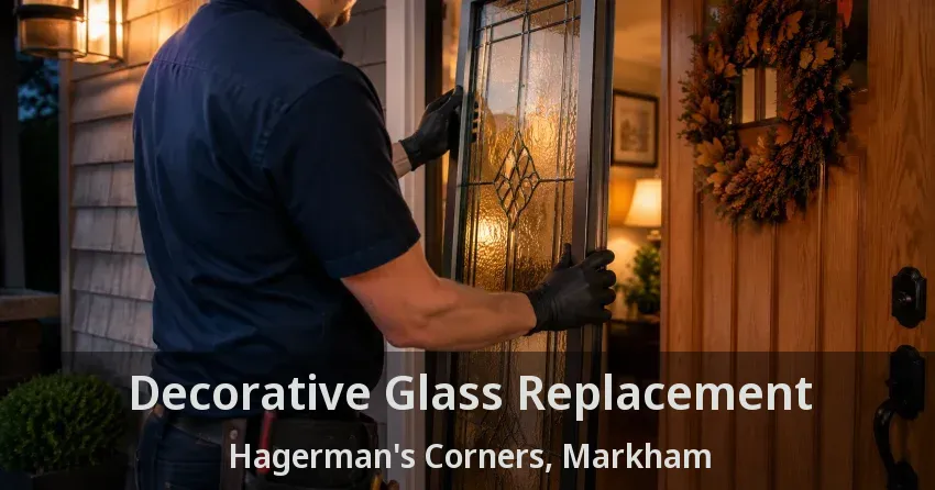 Decorative Glass Replacement Hagerman's Corners, Markham - ON