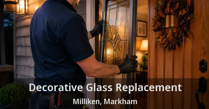 Decorative Glass Replacement Milliken, Markham - ON