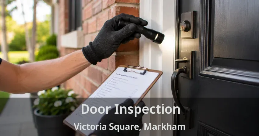 Door Inspection Victoria Square, Markham - ON