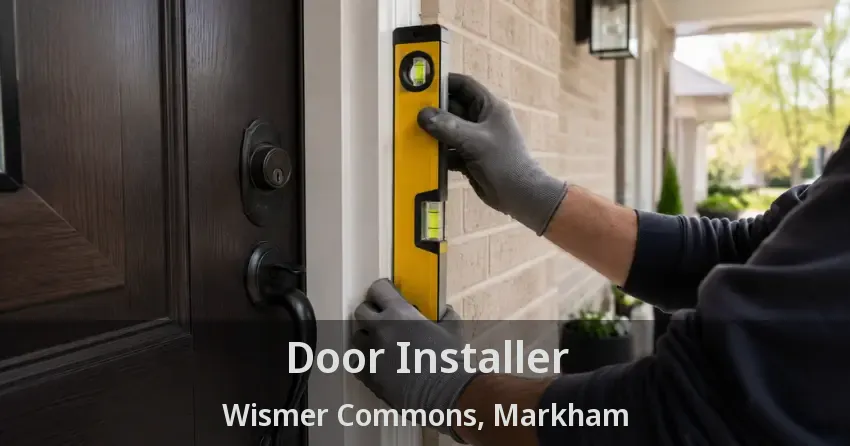 Door Installer Wismer Commons, Markham - ON