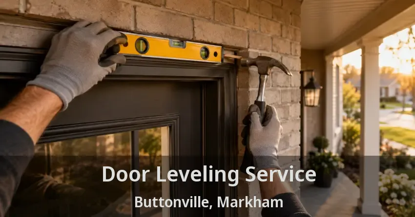 Door Leveling Service Buttonville, Markham - ON