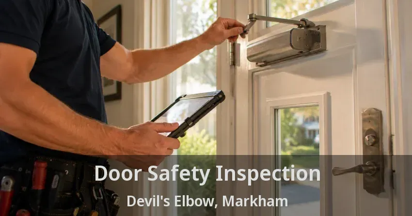 Door Safety Inspection Devil's Elbow, Markham - ON