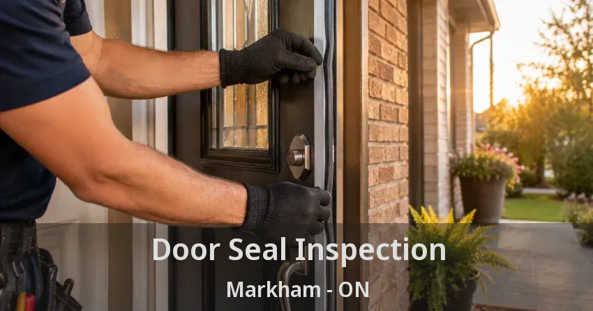 Door Seal Inspection Markham - ON