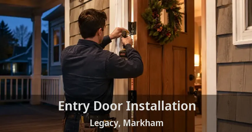 Entry Door Installation Legacy, Markham - ON