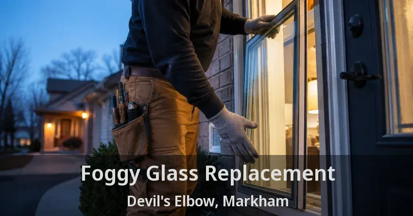 Foggy Glass Replacement Devil's Elbow, Markham - ON