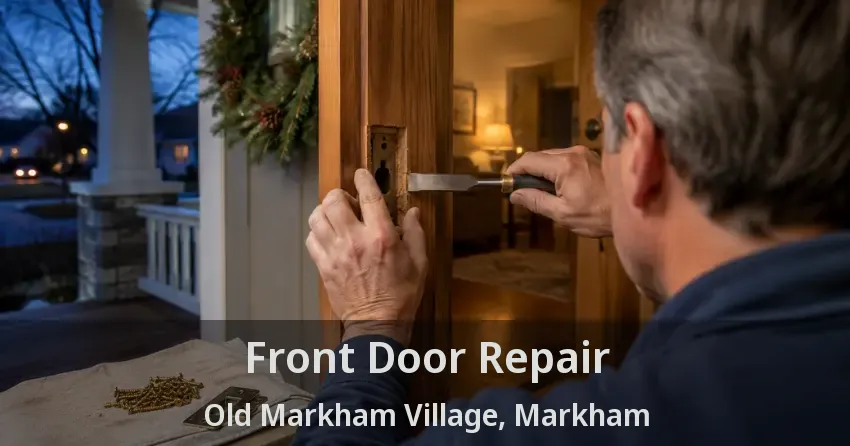 Front Door Repair Old Markham Village, Markham - ON