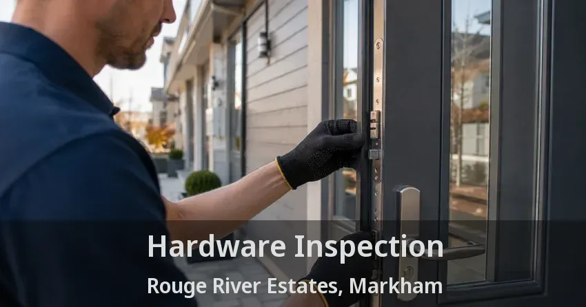 Hardware Inspection Rouge River Estates, Markham - ON