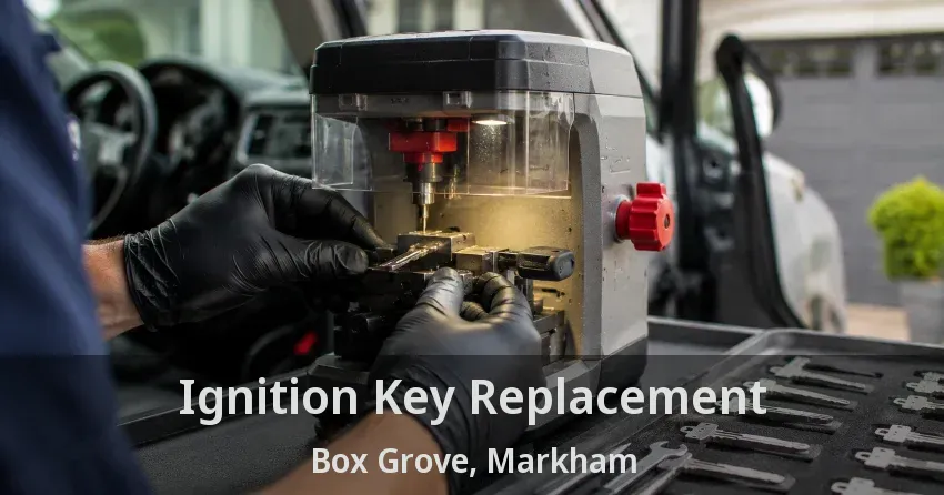 Ignition Key Replacement Box Grove, Markham - ON