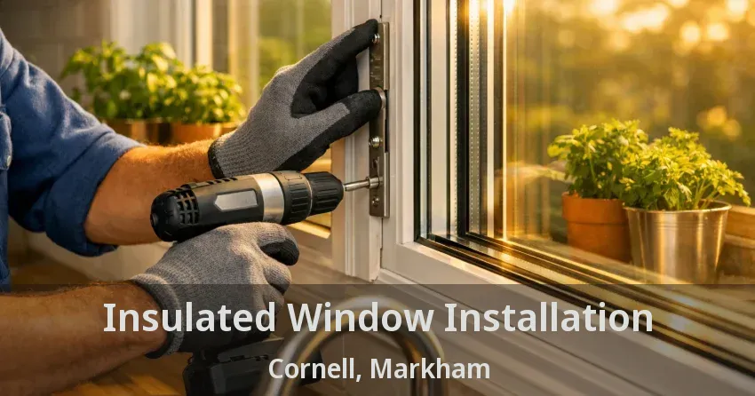Insulated Window Installation Cornell, Markham - ON