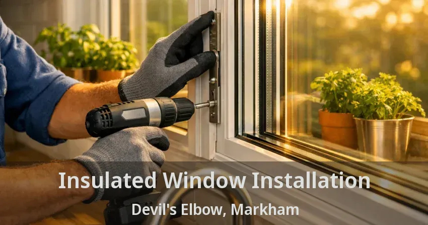 Insulated Window Installation Devil's Elbow, Markham - ON