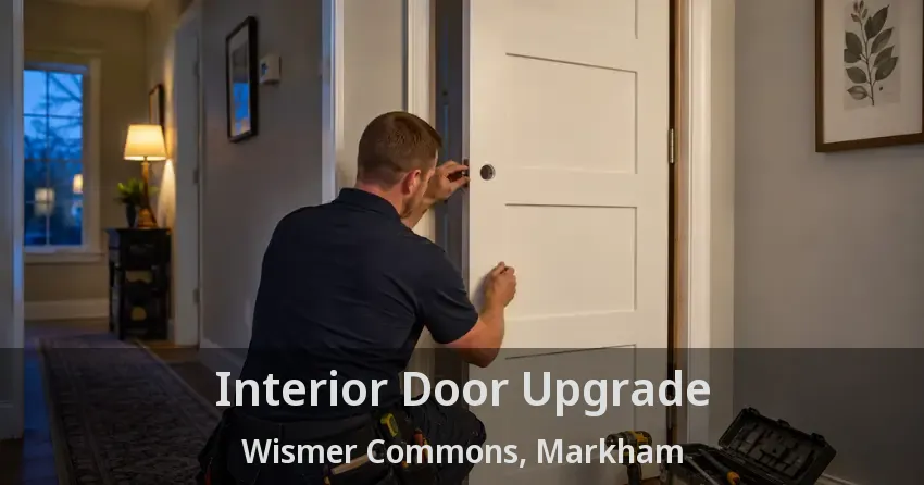 Interior Door Upgrade Wismer Commons, Markham - ON
