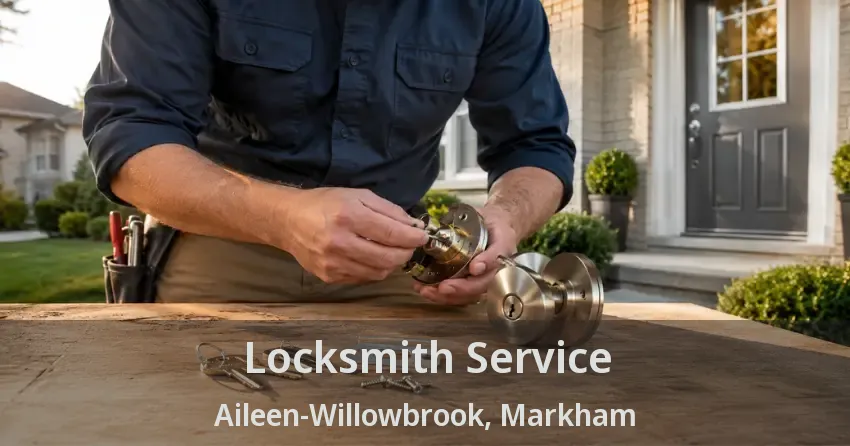 Locksmith Service Aileen-Willowbrook, Markham - ON