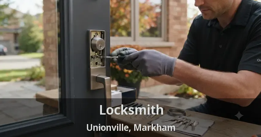 Locksmith Unionville, Markham - ON