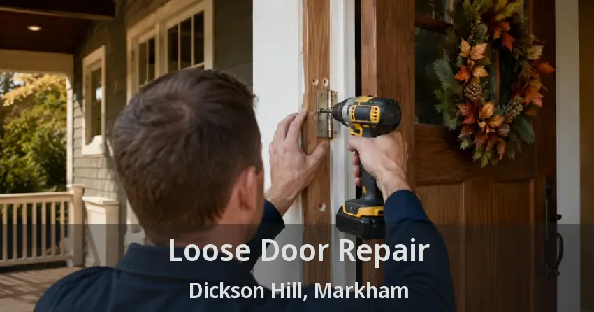 Loose Door Repair Dickson Hill, Markham - ON