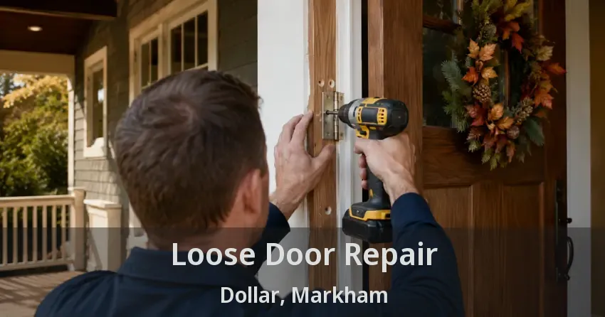 Loose Door Repair Dollar, Markham - ON