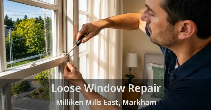 Loose Window Repair Milliken Mills East, Markham - ON