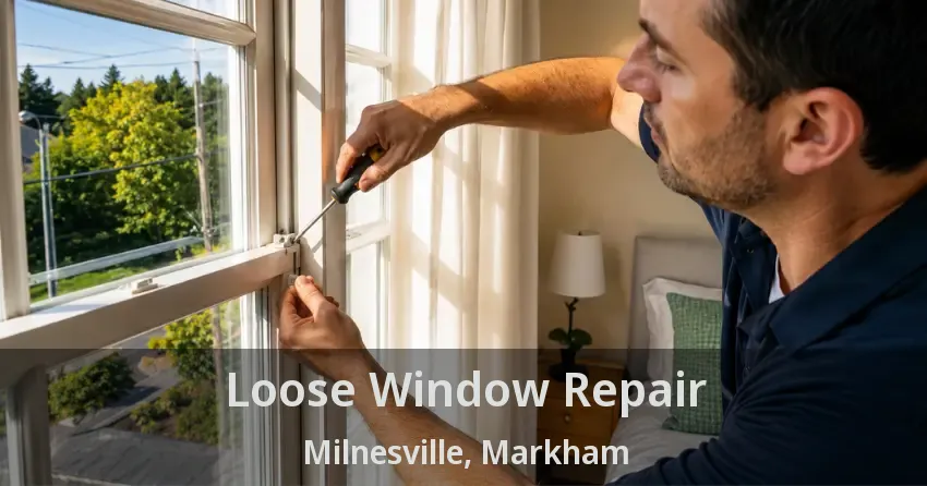 Loose Window Repair Milnesville, Markham - ON