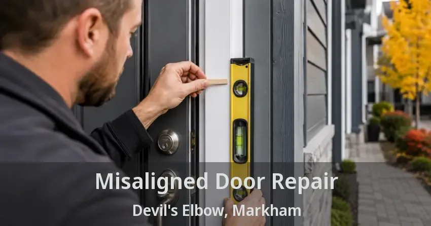Misaligned Door Repair Devil's Elbow, Markham - ON