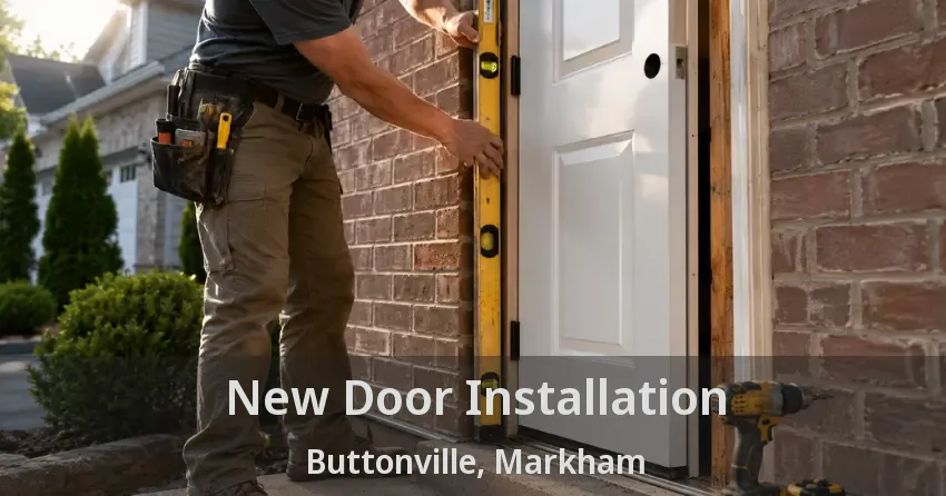 New Door Installation Buttonville, Markham - ON