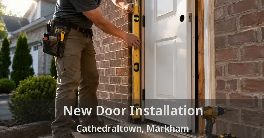 New Door Installation Cathedraltown, Markham - ON