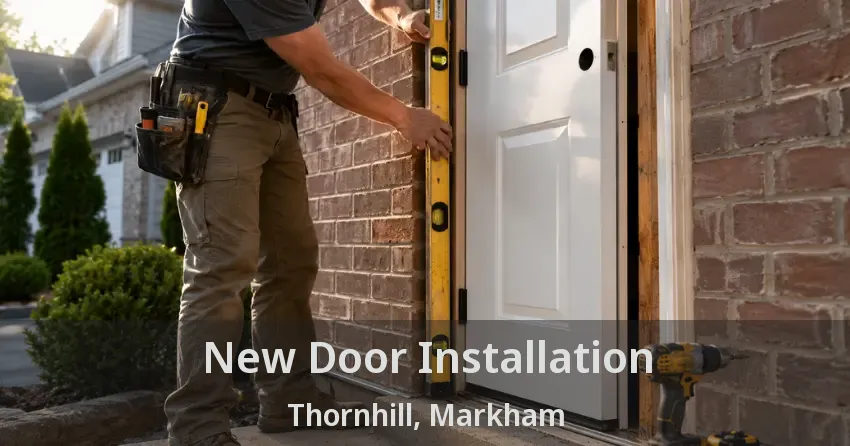 New Door Installation Thornhill, Markham - ON