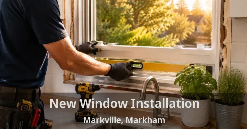 New Window Installation Markville, Markham - ON