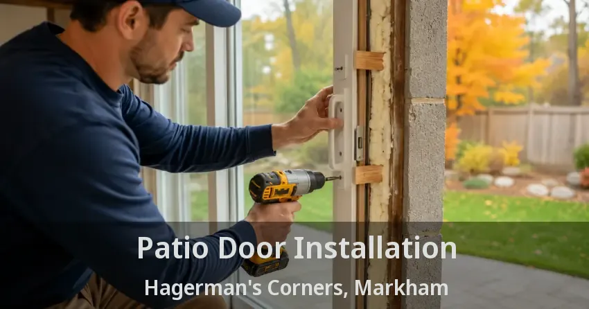 Patio Door Installation Hagerman's Corners, Markham - ON