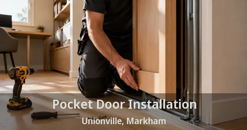 Pocket Door Installation Unionville, Markham - ON