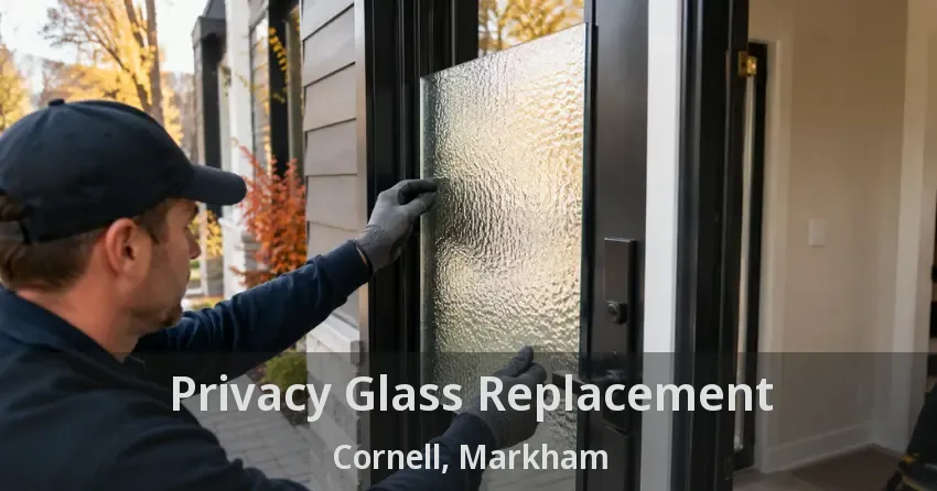 Privacy Glass Replacement Cornell, Markham - ON