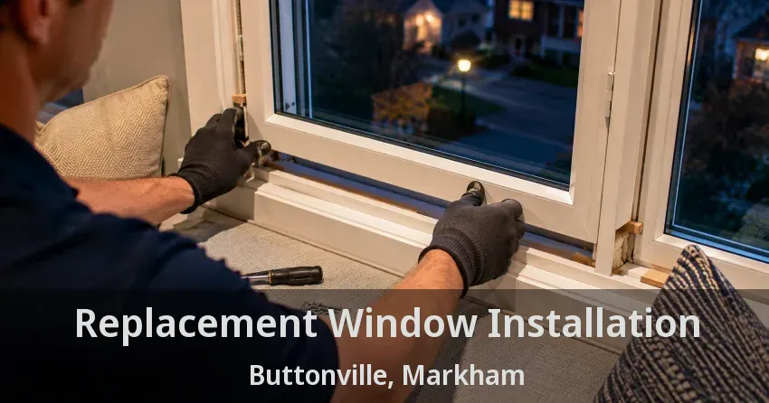 Replacement Window Installation Buttonville, Markham - ON