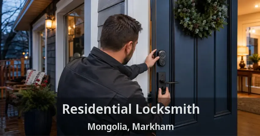 Residential Locksmith Mongolia, Markham - ON