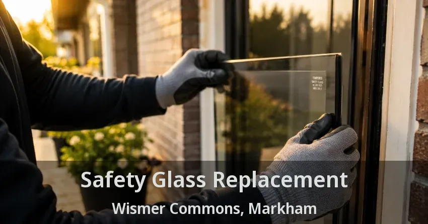 Safety Glass Replacement Wismer Commons, Markham - ON