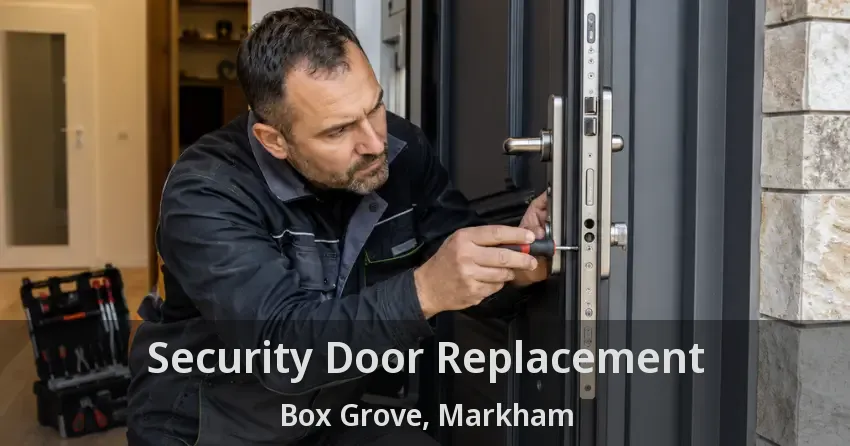 Security Door Replacement Box Grove, Markham - ON