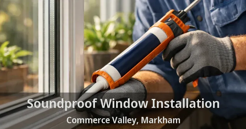 Soundproof Window Installation Commerce Valley, Markham - ON