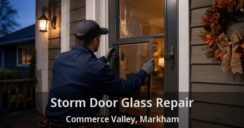 Storm Door Glass Repair Commerce Valley, Markham - ON