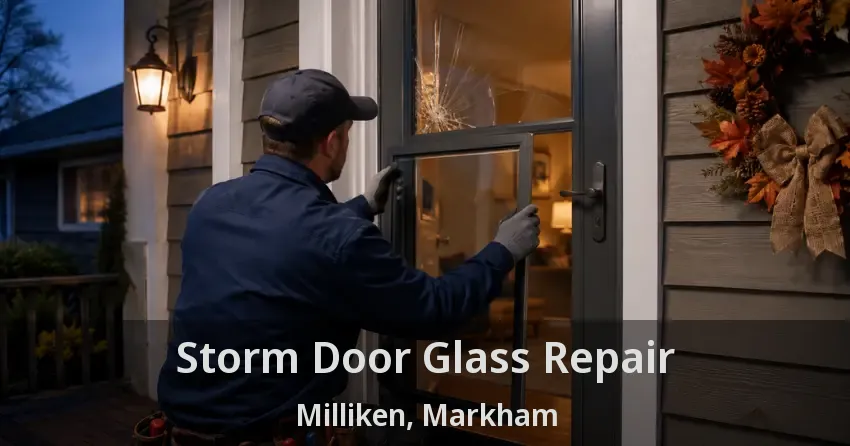 Storm Door Glass Repair Milliken, Markham - ON