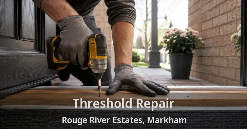 Threshold Repair Rouge River Estates, Markham - ON