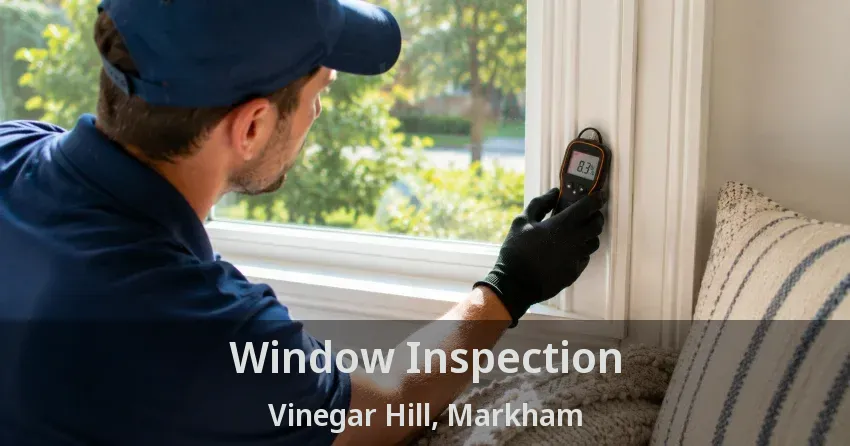 Window Inspection Vinegar Hill, Markham - ON