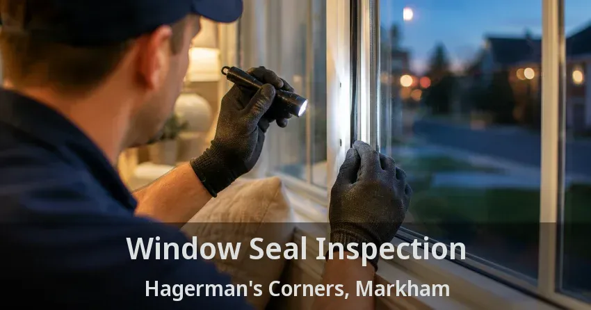 Window Seal Inspection Hagerman's Corners, Markham - ON