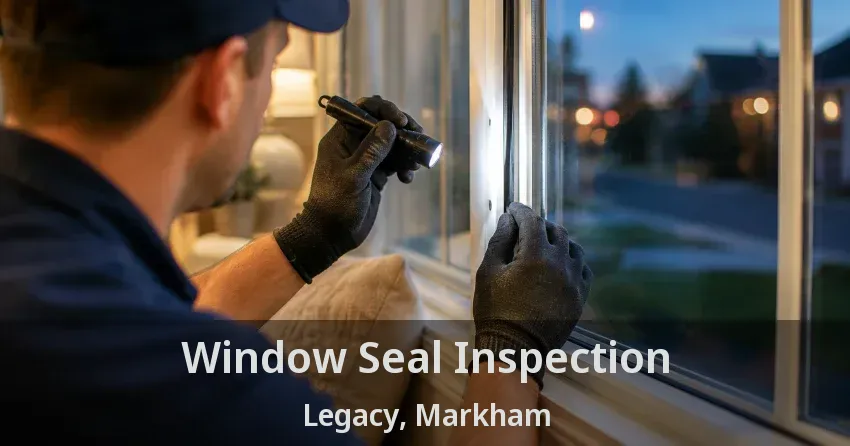 Window Seal Inspection Legacy, Markham - ON