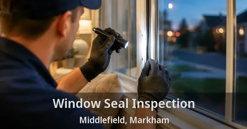 Window Seal Inspection Middlefield, Markham - ON