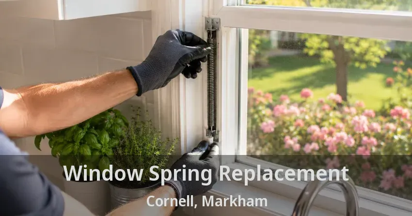 Window Spring Replacement Cornell, Markham - ON